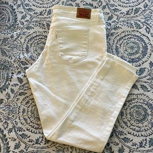 White Levi Strauss & Co. skinny jeans